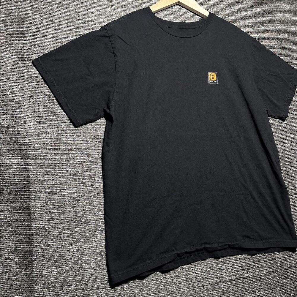 Brixton Shirt Men's XL BLack Short Sleeve Standard Fit Blank Solid Casual - Picture 5 of 12